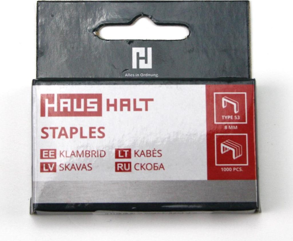 1000 Tackerklammern 8mm Typ 53 Breite 11,2 mm Handtacker Klammer für Tacker