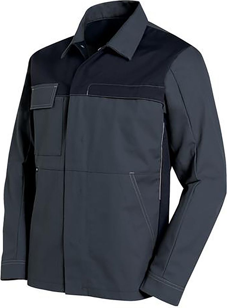 uvex Arbeitsjacke perfect grau, anthrazit Gr. 44, 46