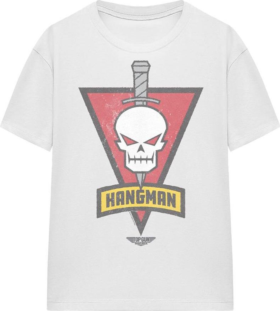 Top Gun: Maverick - "Hangman Call Sign" T-Shirt für Herren/Damen Uni TV16934 (XXL) (Weiß)
