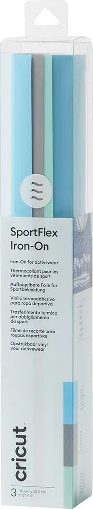 Vinyle Thermocollant Flexible SportFlex Iron-On Sampler Cricut 30cm