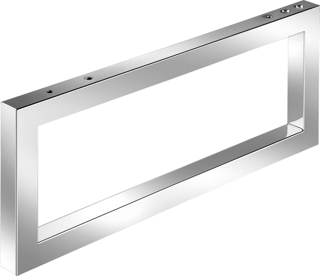 Strate Handtuchhalter Badezimmer - Handtuchhalter für Unterbau-Waschtischplatte - Handtuchhalterung, Stahl verchromt glänzend