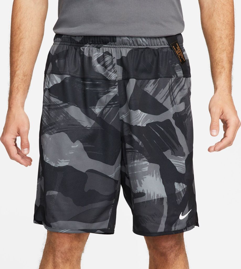 NIKE M Nk Df Totality 9in Ul Camo Shorts Herren schwarz S