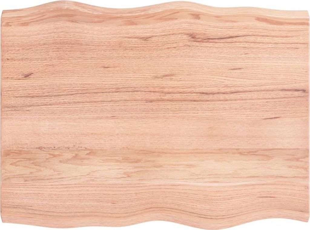 vidaXL Stolová deska 80x60x(2-4) cm z masivního dřeva s Obrázek produktu 
