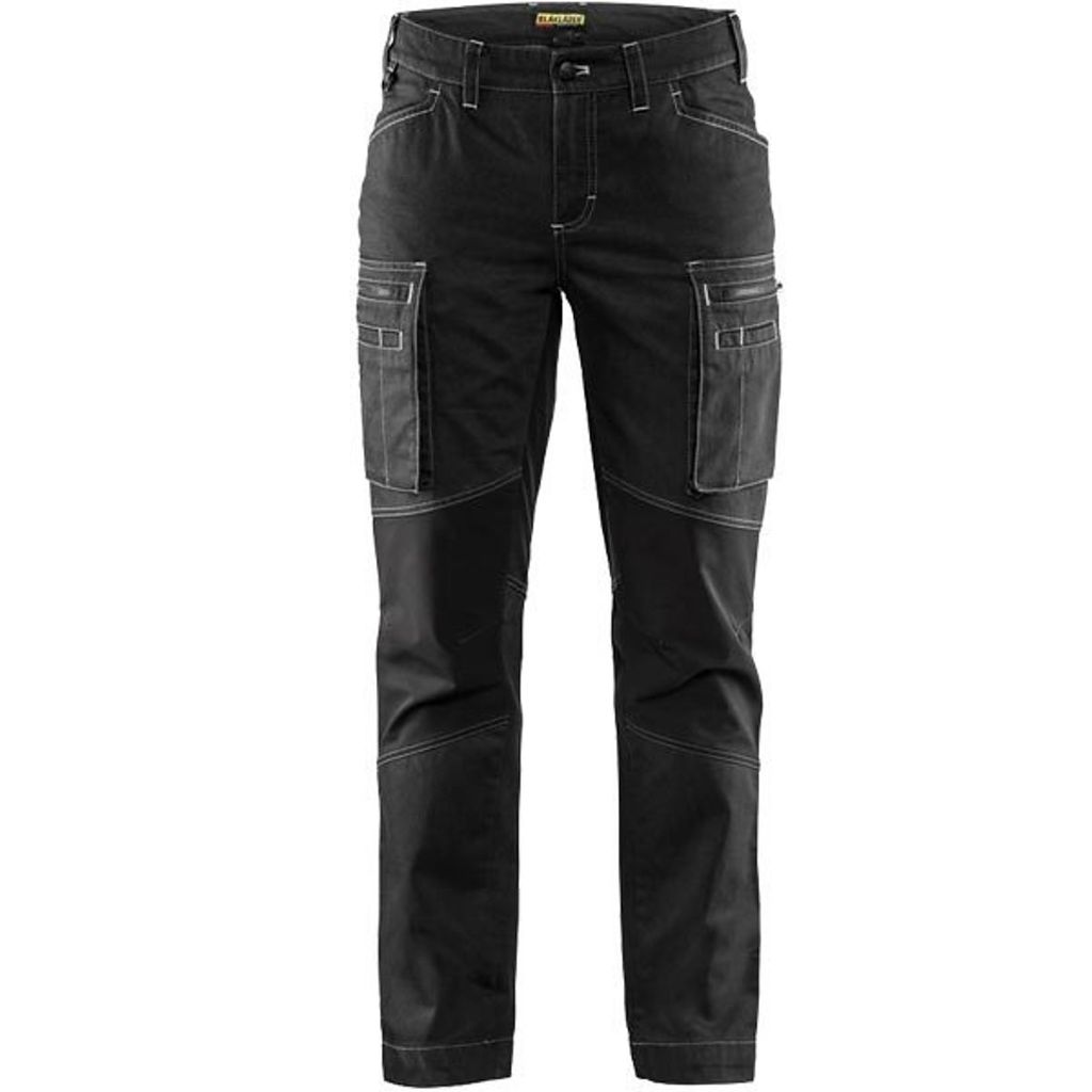 Blakläder Damen Service Bundhose mit Stretch 7159 1142 in zwei Farben, Farbe:schwarz, Größe:42