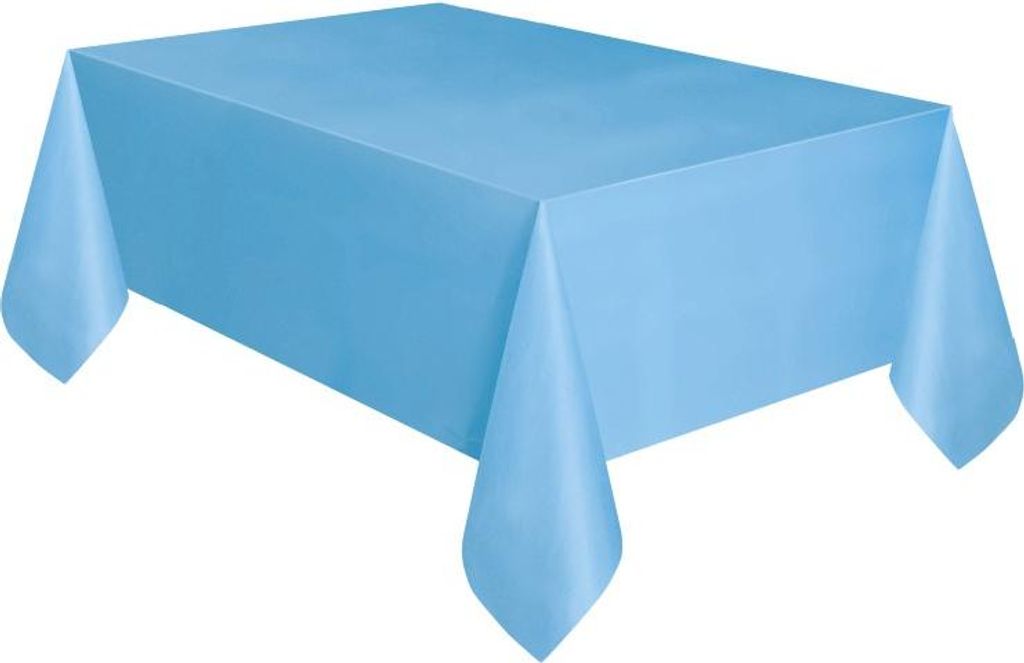 Pastellblaue Tischdecke aus Kunststoff, rechteckig, 137 x Produktbild 