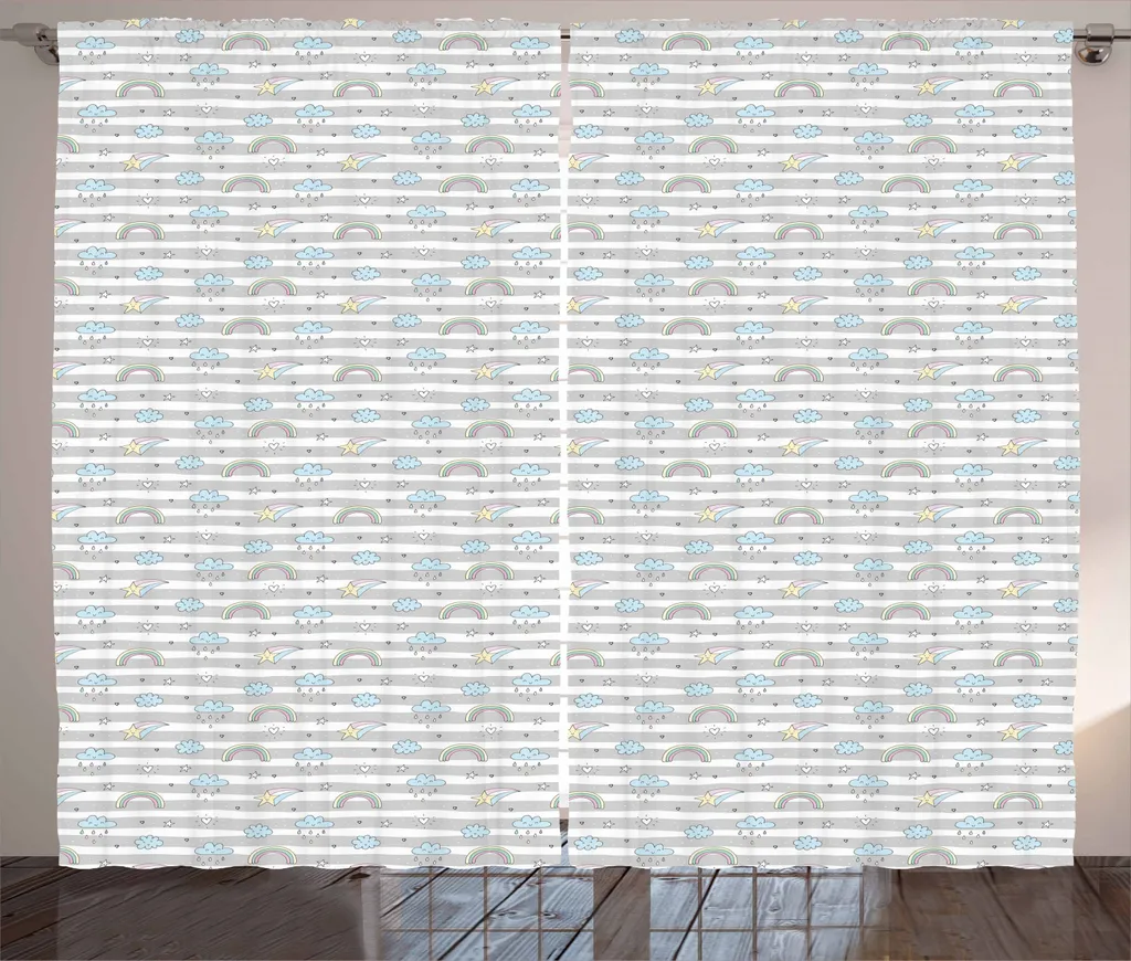 Tenda Lavabile ABAKUHAUS 280x245cm | Colorata e Robusta per la Casa