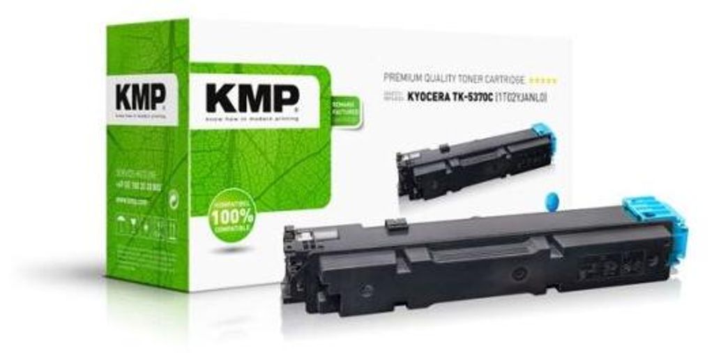 KMP Printtechnik AG KMP Toner Kyocera TK-5370C PA3500/MA3500 Serie cyan 5000 S. remanufactured
