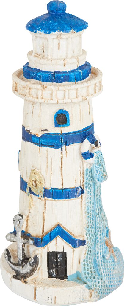 HobbyFun Leuchtturm Korsika 4 cm Durchmesser 11 cm Höhe Deko Modellbau