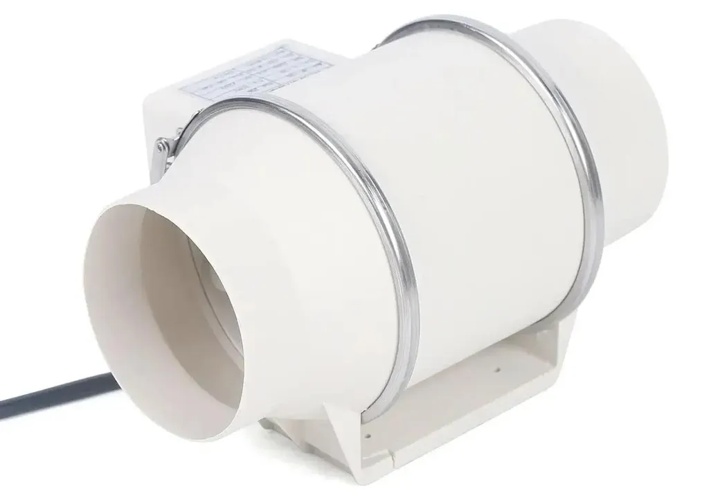 Ventilateur de conduit en ligne 75W 540 m³/h extracteur d'air blanc