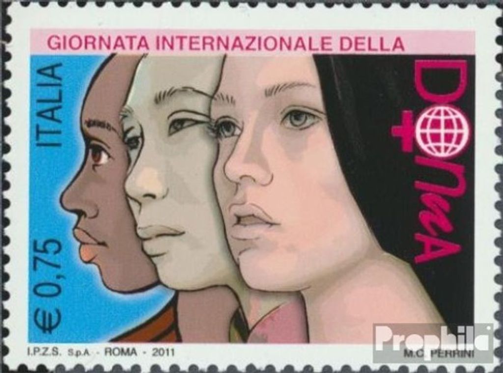 Briefmarken Italien 2011 Mi 3426 (kompl.Ausg.) postfrisch Tag der Frau