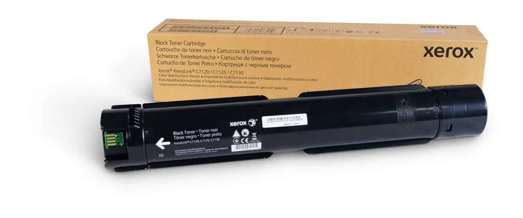 Toner Noir Xerox VersaLink C7120 Haute Fidélité et Fiabilité Totale