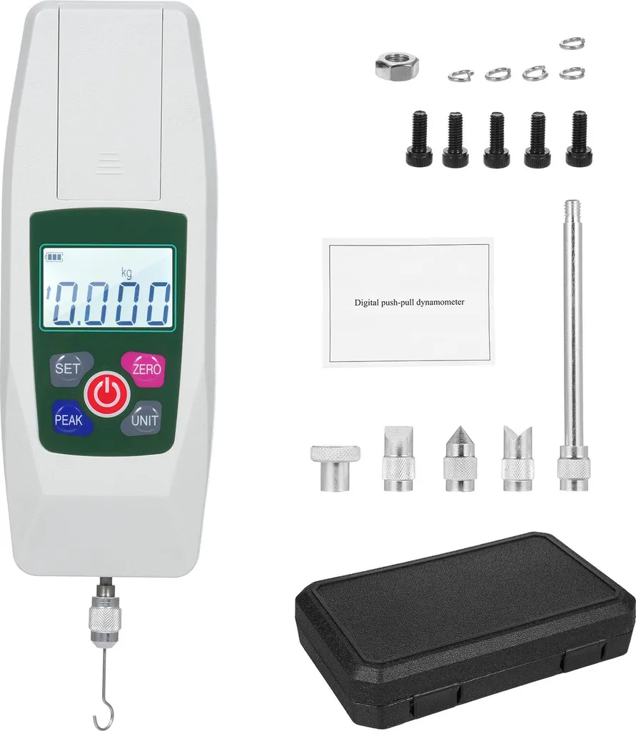 Dynamomètre de précision 5 kg avec arrêt automatique et écran LCD