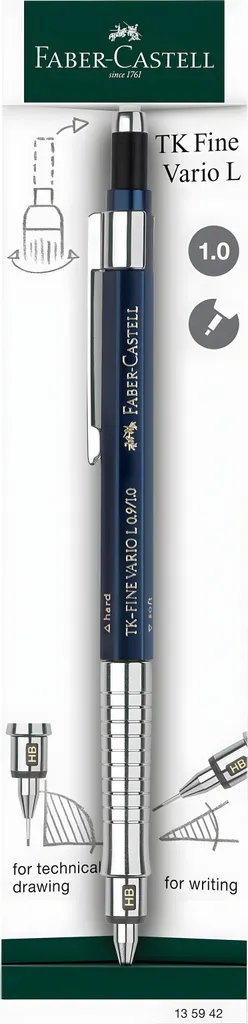 Recensione e Vendita Faber-Castell TK-Fine VARIO L Indigo 1,0mm
