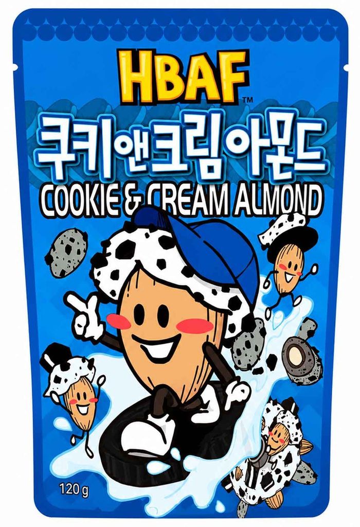 HBAF Cookie & Cream Almond 120g Produktbild 