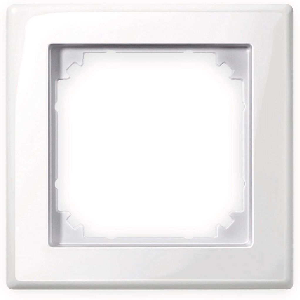 Merten 478119 Abdeckrahmen 1-fach System M polarweiß Produktbild 