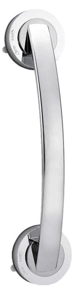 Saugnapf-Türgriff, stabil, sicher, Badewanne, Dusche für Kühlschrank, Schublade, Badezimmer, Silber, 30 cm