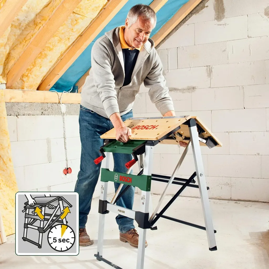 Table de travail PWB 600 stable et compacte pour bricoler sans encombre - 18