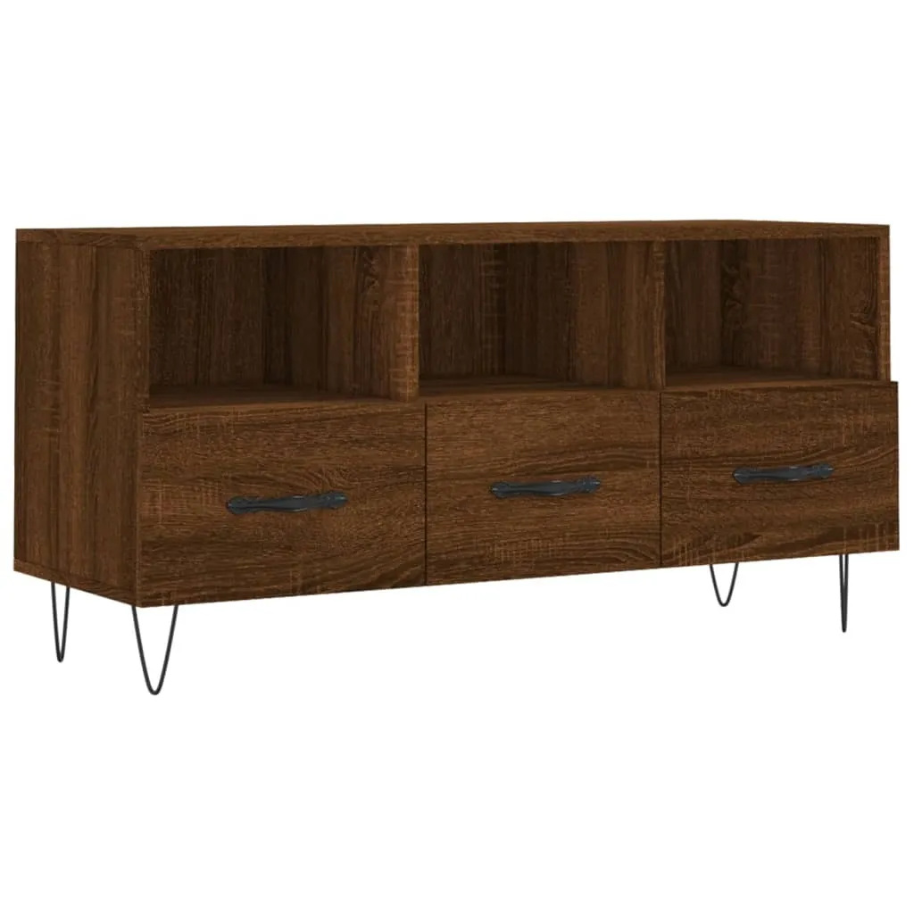Supporto TV Rovere Marrone 102x36x50 cm - Arredo Soggiorno Legno Chic