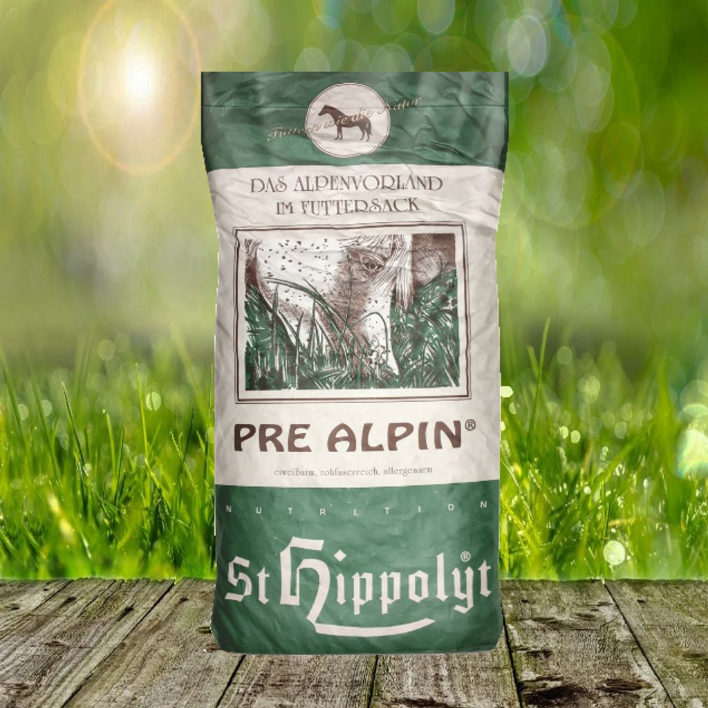 St. Hippolyt, aliments pour chevaux de pâturage de haute Image du produit 