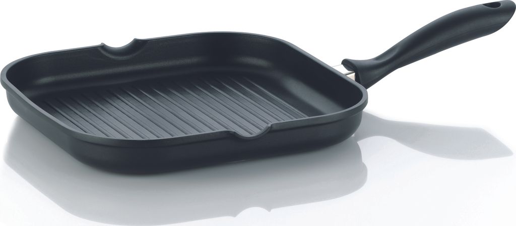 Kela Grilleckpfanne Kerros Aluguss 28x28x4cm, 15156