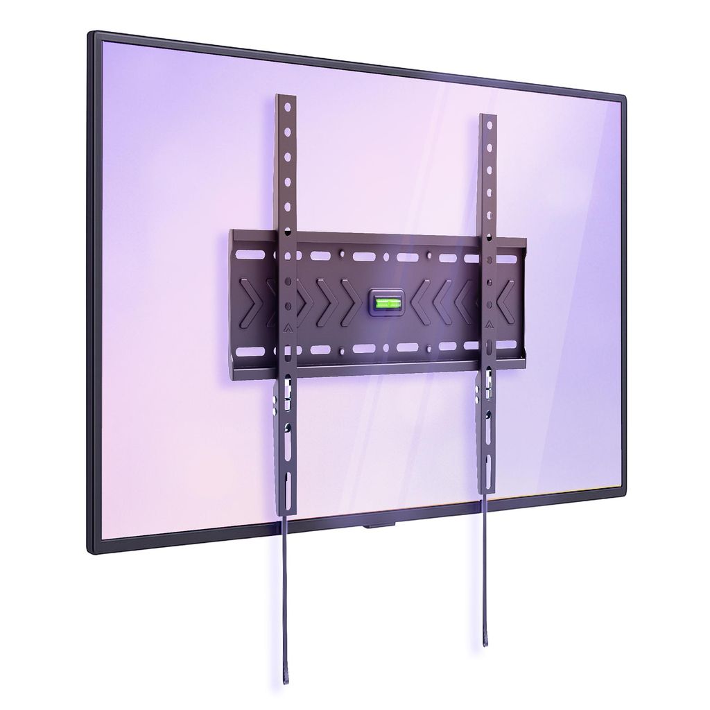 WMF75 TV Wandhalterung, Feste Halterung für 43-75 Zoll, Flach & Universal LED/LCD/OLED Fernseher, Max. VESA 400x400mm, bis zu 45kg