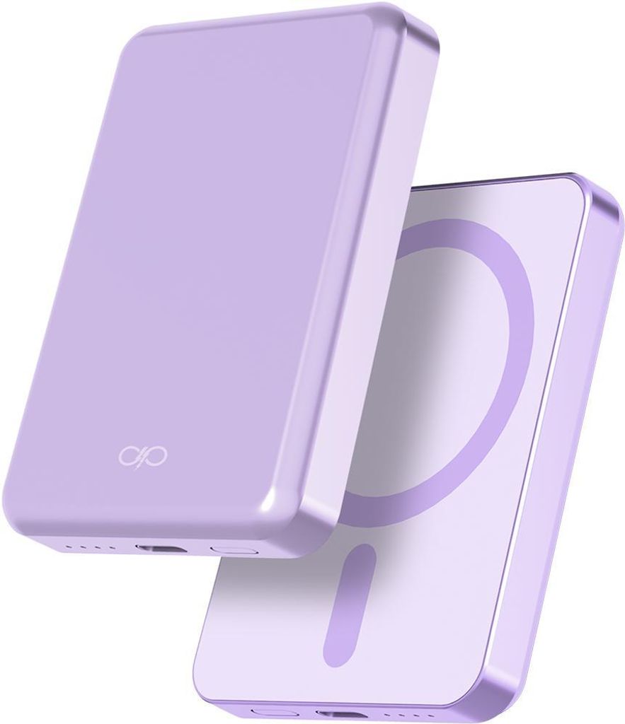 PB MagSafe 5000mAh Mini Magnet USB C 15W Violet Image du produit 