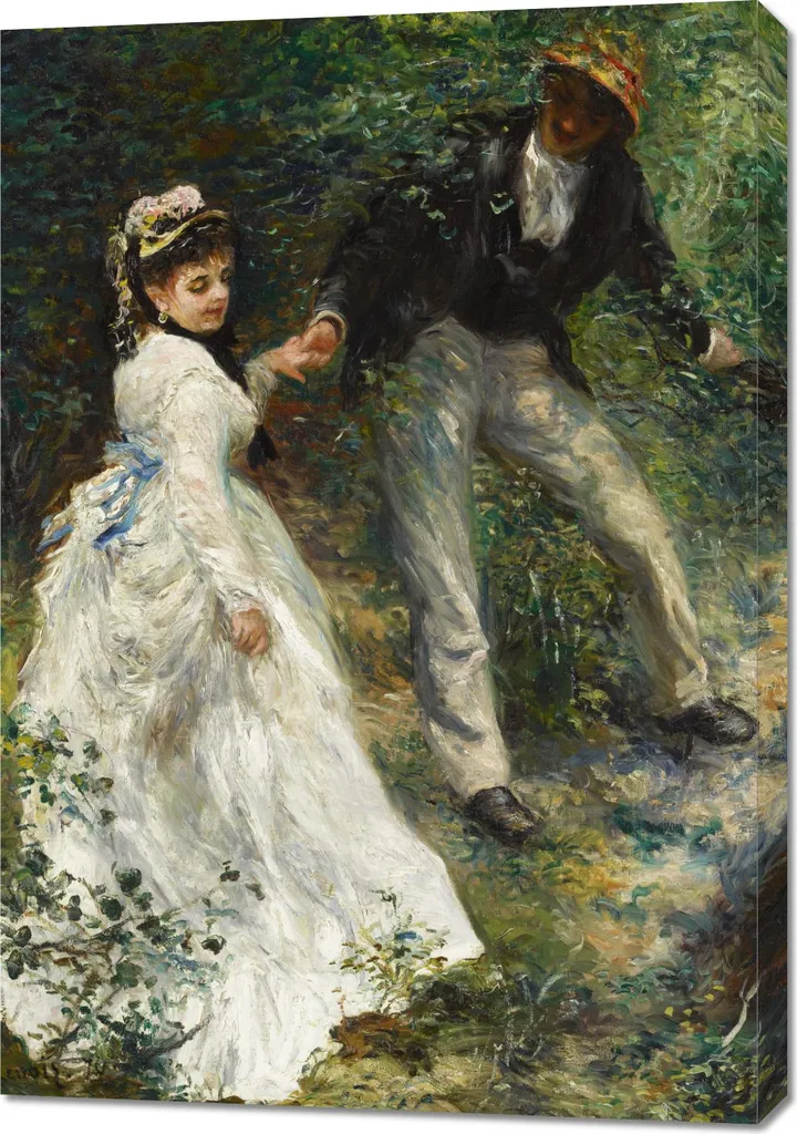 Tableau La Promenade de Renoir 70 x 100 cm - Impression d'Art pour Salon