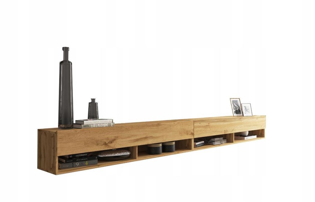 Moderní TV skříňka APOLLO I, nízká deska 280 cm, RTV komoda Obrázek produktu 