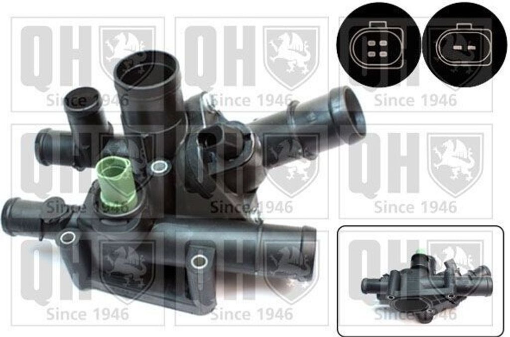 QUINTON HAZELL Thermostat Kühlmittel 105°C für VW Golf IV Schrägheck (1J1) Golf IV Variant (1J5) Bora Limousine (1J2) Bora Variant (1J6) für AUDI