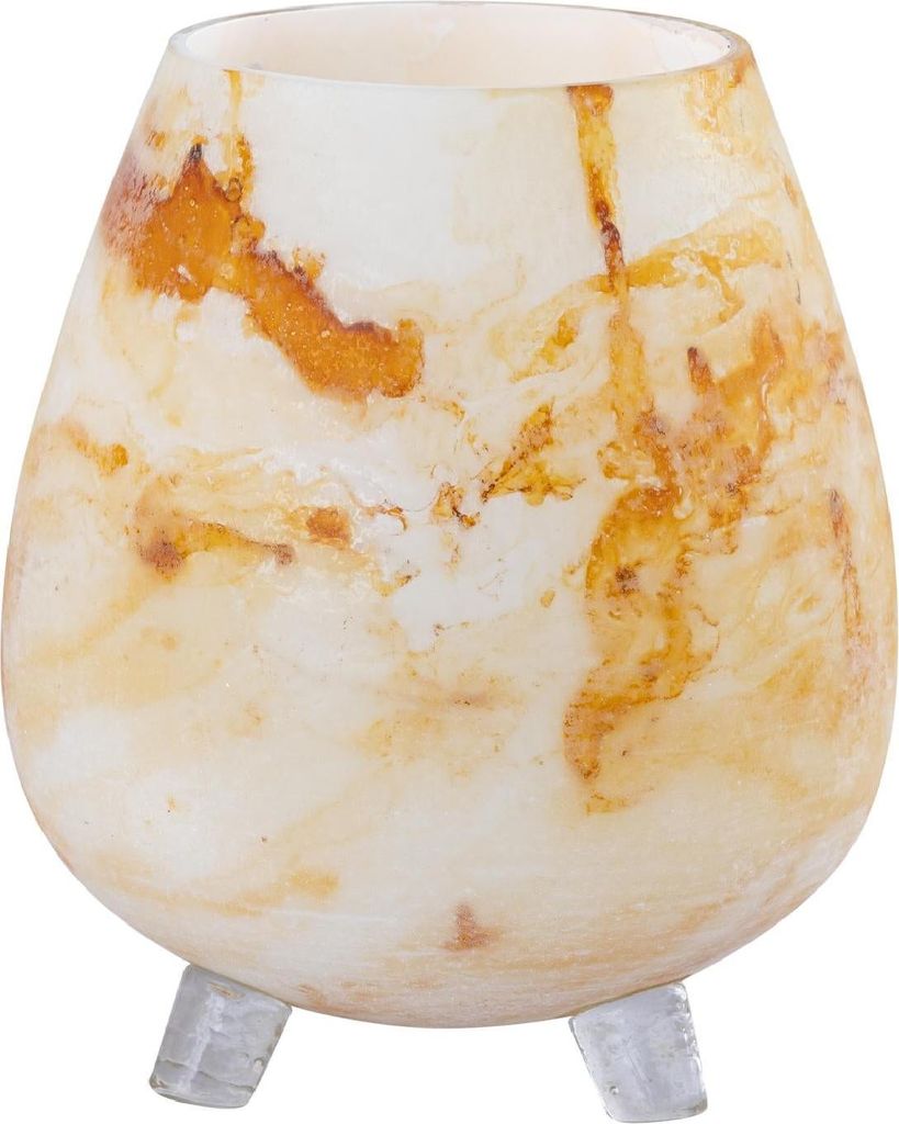 PTMD - Laterne Jamillia - Gelb - 19x19x21cm