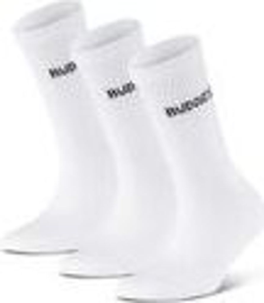 Socken Buddies, Classic Crew Buddies, Sportsocken, 3 Paar, weiß, 39-41