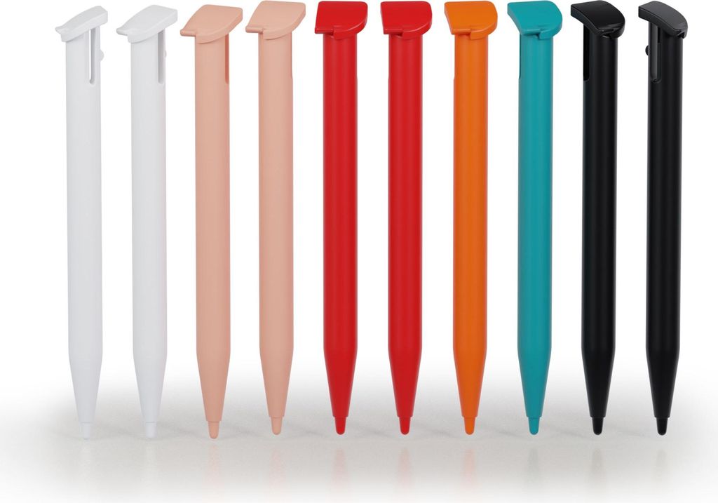 10x Set subtel Touchpen: Kapazitiver Ersatzstift für Nintendo New 2DS XL Stift Halterung + Bildschirm, Touch Display Eingabestift, Stylus Pen für...
