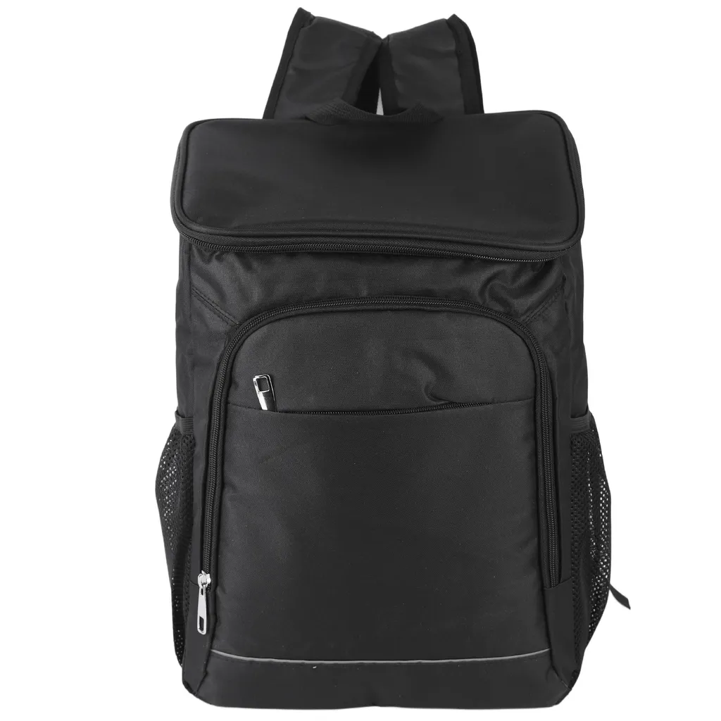 Sac à dos isotherme anti-fuite noir, sac thermique pour déjeuner bureau
