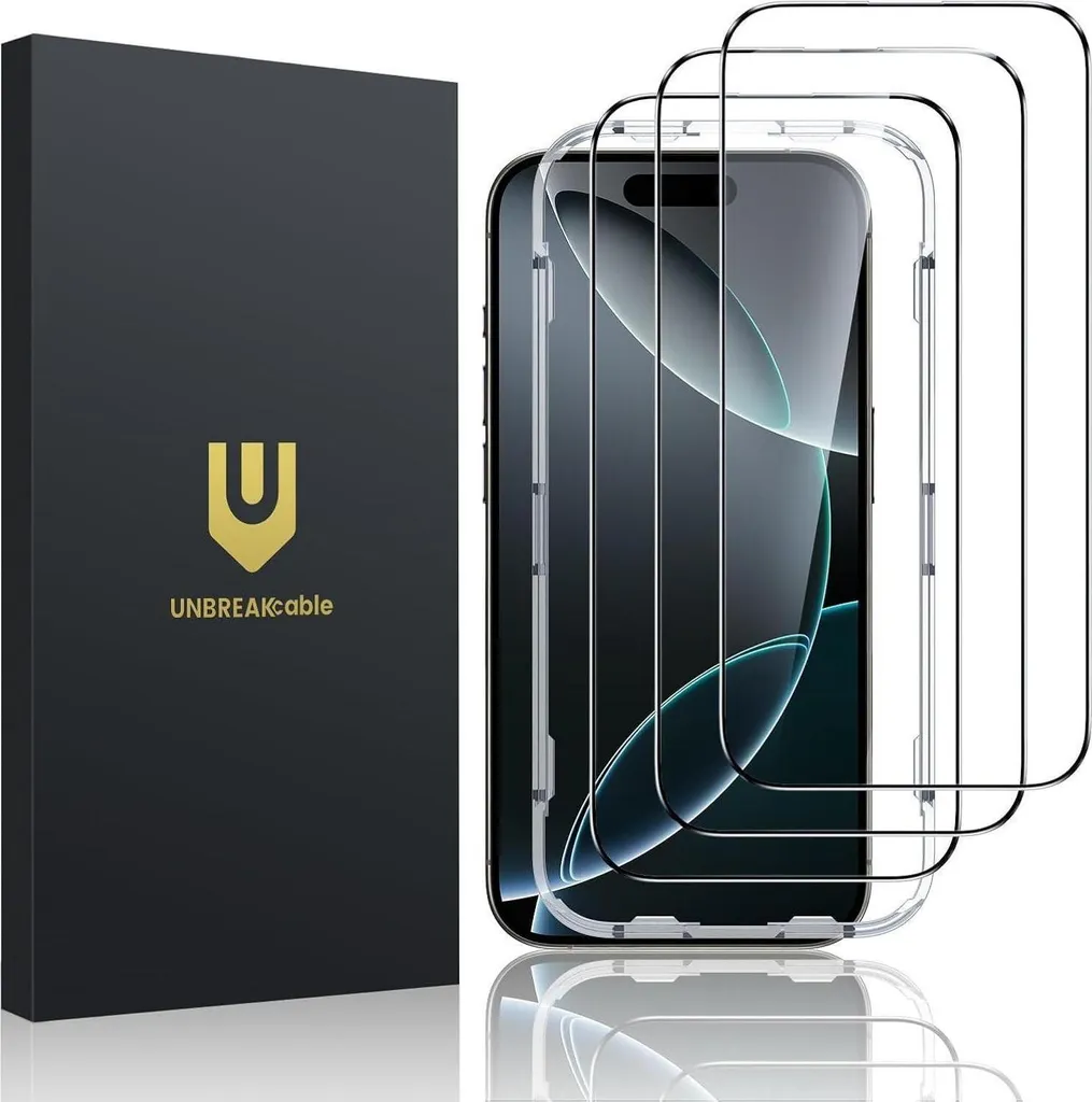 Protection écran iPhone 16 Pro Max Pack de 3 - Idéal usage quotidien