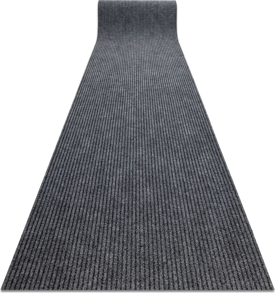 Läufer- Türmatte rutschfest GIN 2126 Draußen, Drinnen Liverpool grau 100 cm Grau 100x710 cm