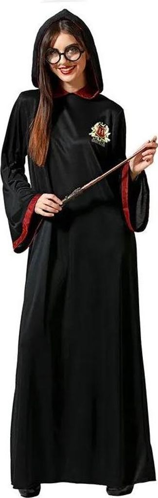 Atosa Zaubererkostüm Schwarz M-L Schwarz M-L