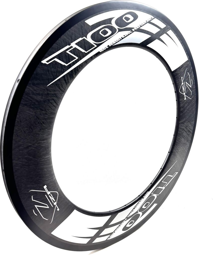 FORZA 4ZA Carbon T100 24H Felge schwarz-weiß