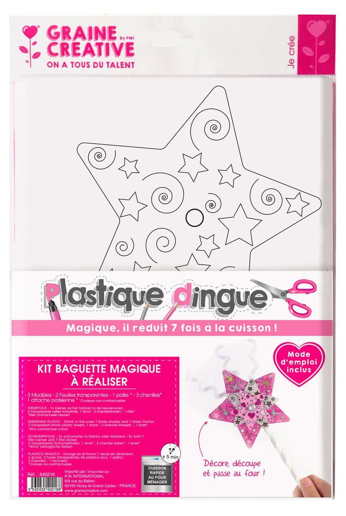Súprava zmršťovacích fólií - DIY magic wand Obrázok produktu 