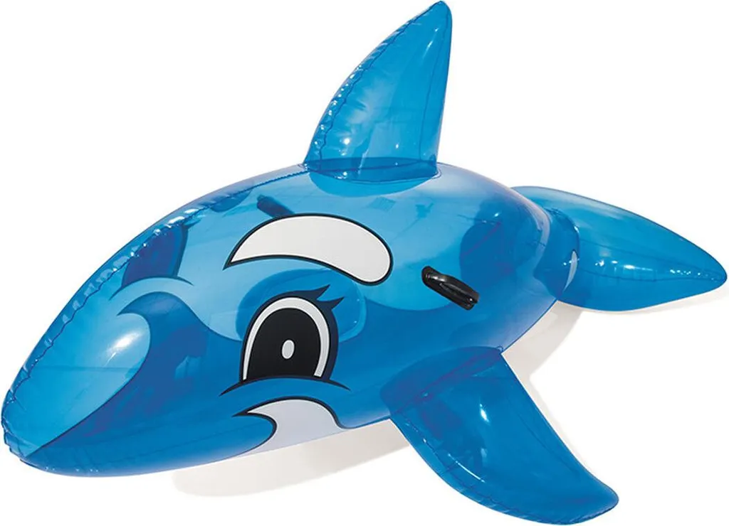 Chevauchable Baleine Gonflable de Piscine Bestway Bleue 157x94cm Enfant
