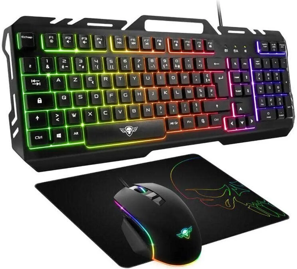 Spirit of Gamer PRO MK5 Clavier Gamer Filaire USB AZERTY RGB Noir