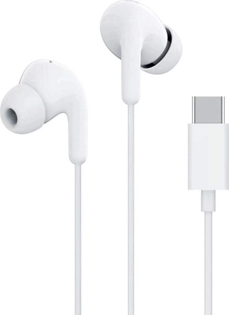 Écouteurs filaires USB C Xiaomi M2413E1 blancs Image du produit 