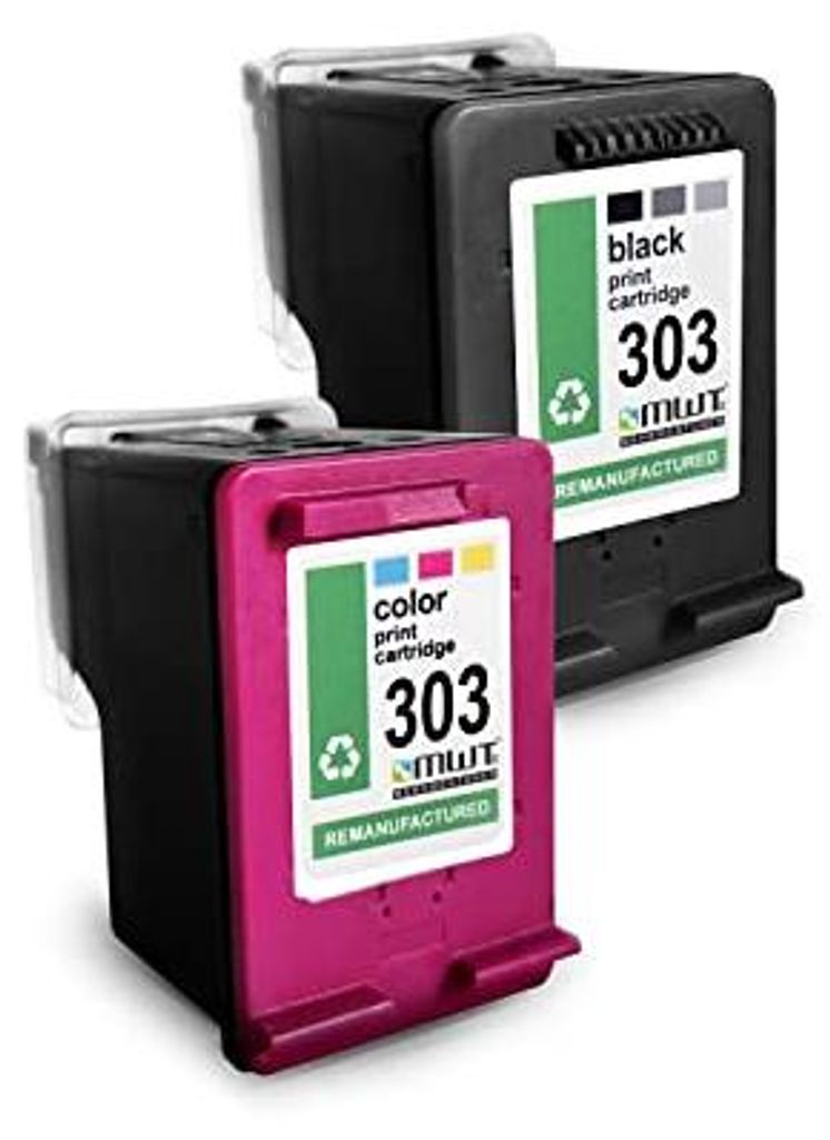 Mehrwegtoner Tintenpatrone kompatibel mit HP 303XL Farbe, Schwarz – Produktansicht 1