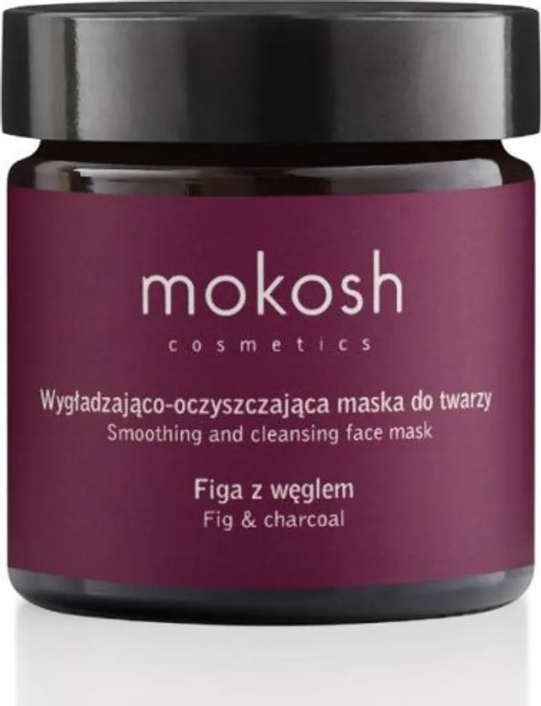Masque Visage Lissant à la Figue et Charbon de Bois Mokosh Détox 60 ml