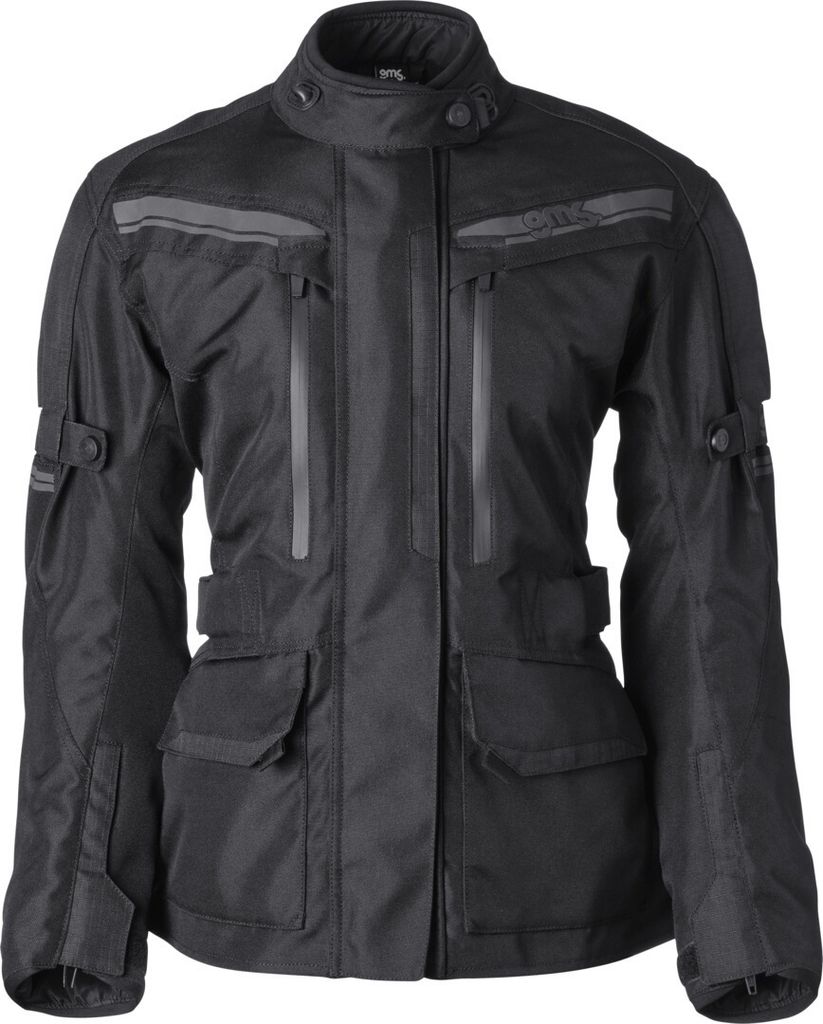 GMS Gear Neo WP Lady wasserdichte Motorrad Textiljacke, schwarz, 2XL