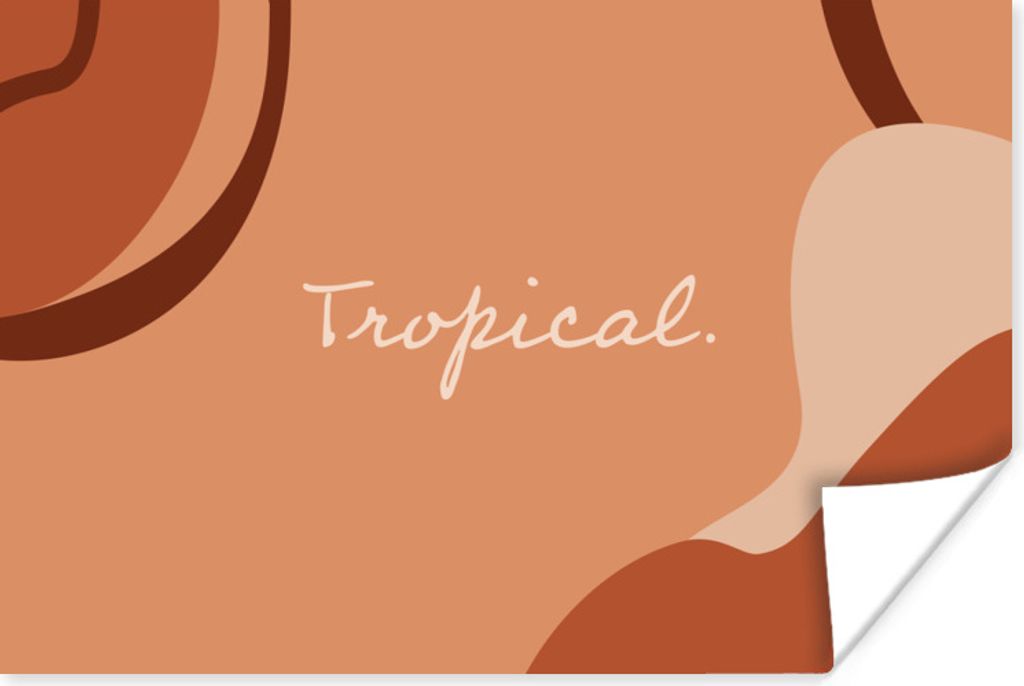 MuchoWow Poster Sommer - Tropisch - Zitate 60x40 cm - Schlafzimmerdekoration