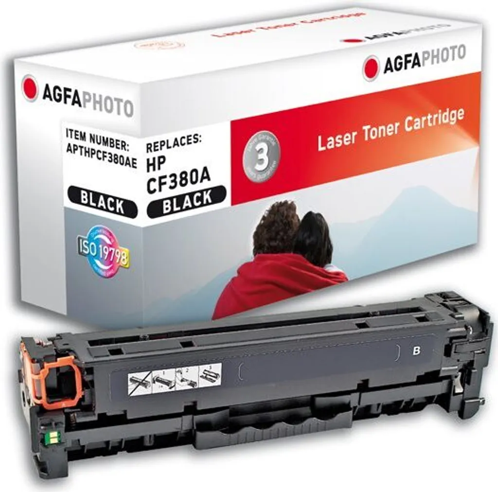 Cartouche de toner noir AGFAPHOTO haute capacité pour imprimante laser