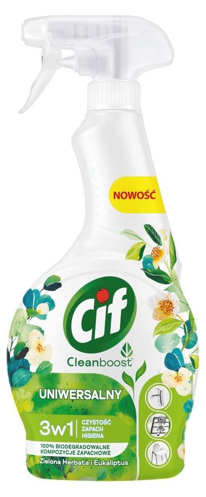 Cif Spray Uniwersalny 3w1 Zielona Herbata i Eukaliptus Zdjęcie produktu 