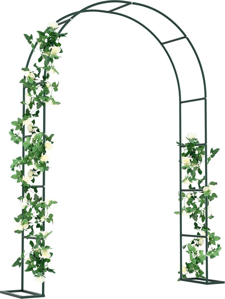 JOIEYOU kovový oblouk pro růže 240x192x38 cm popínavá Obrázek produktu 