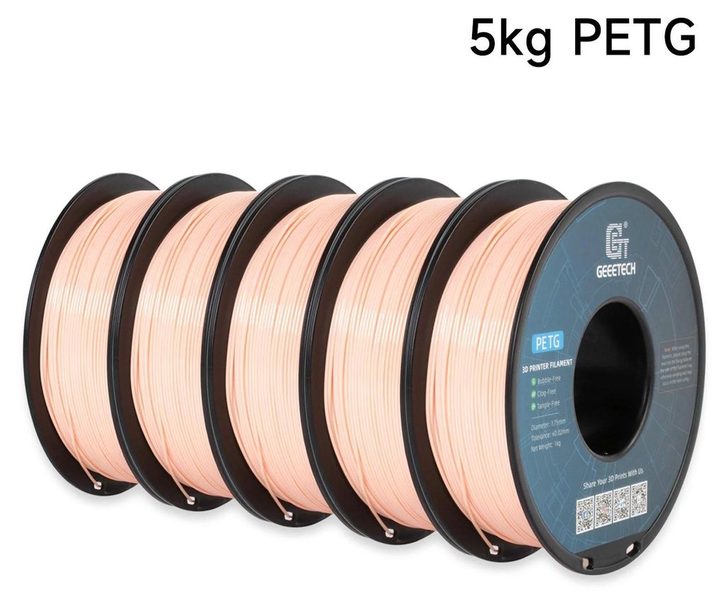 3D-Drucker Filament - PETG 1,75 mm - Länge 343 m - Für FDM/FFF 3D-Drucker - Vakuumverpackt - Glow Blue