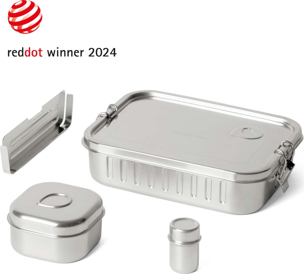 ECO Brotbox - Marmita+ - auslaufsichere Edelstahl Lunchbox Produktbild 